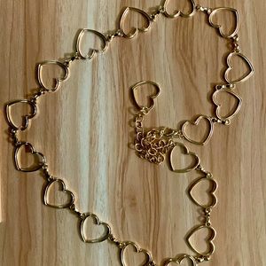 Gol heart chain belt